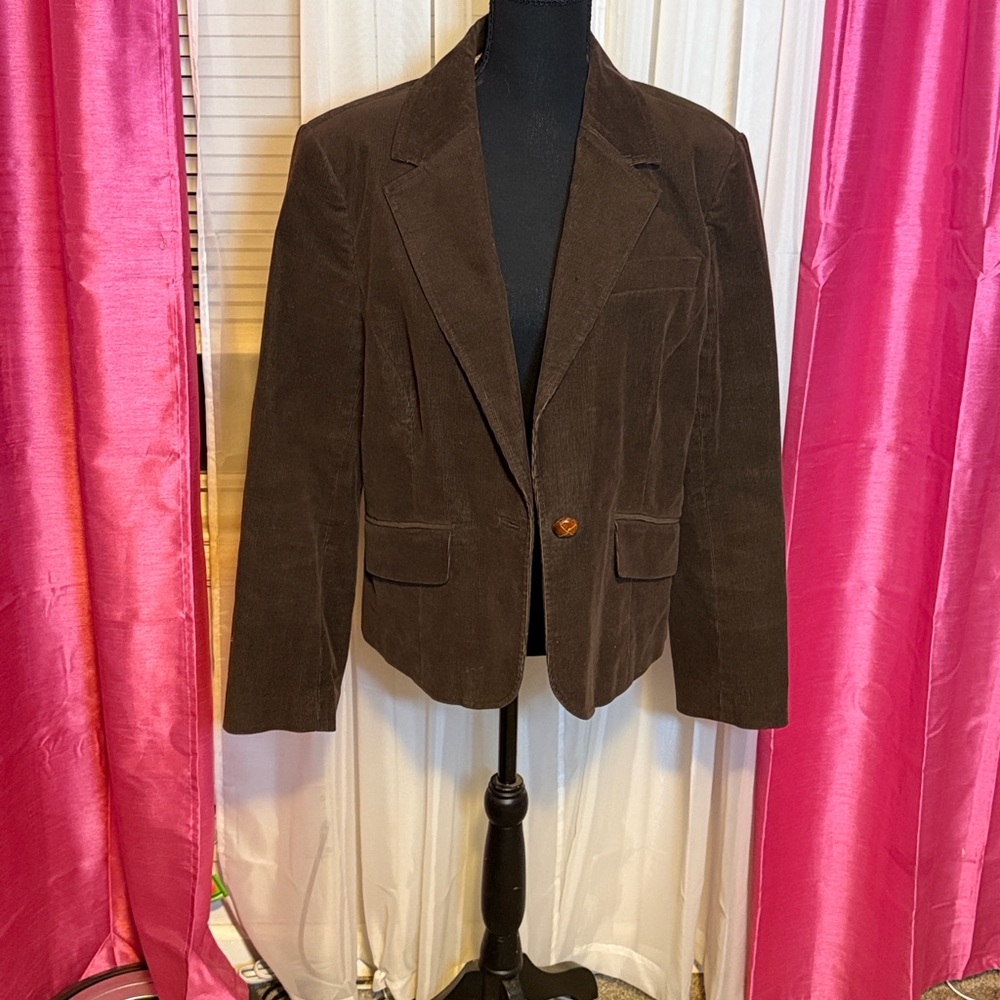Tommy Hilfiger Brown Women's Blazer Size 16